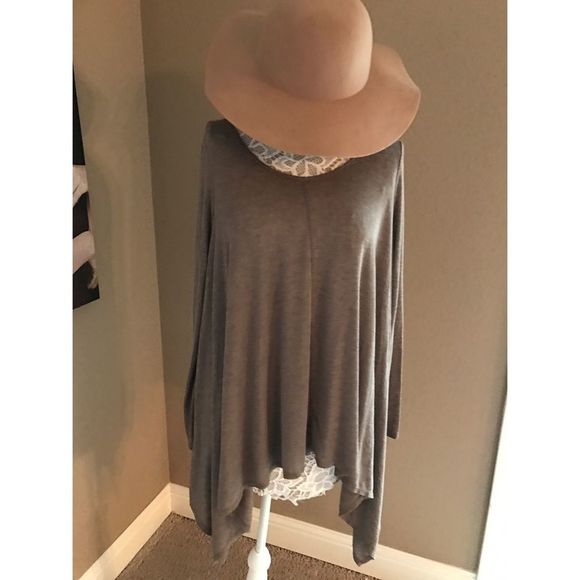 Asymmetrical long sleeve tunic - Picture 5 of 6